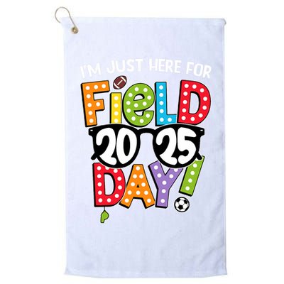 I'm Just Here For Field Day 2025 Games For Field Day 2025 Games Team Teacher  Golf Towel
