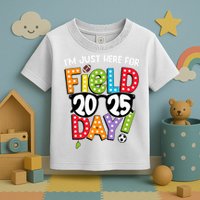I'm Just Here For Field Day 2025 Games For Field Day 2025 Games Team Teacher  Toddler T-Shirt