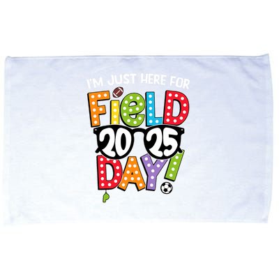 I'm Just Here For Field Day 2025 Games For Field Day 2025 Games Team Teacher  Microfiber Hand Towel