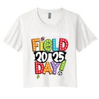I'm Just Here For Field Day 2025 Games For Field Day 2025 Games Team Teacher  Crop Top