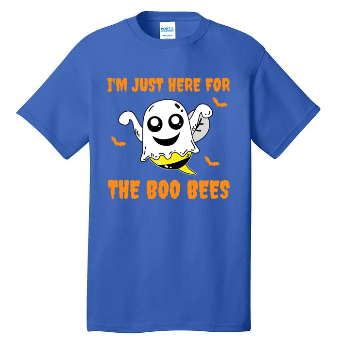 Im Just Here For The Boo Bees Halloween Gift Tall T-Shirt