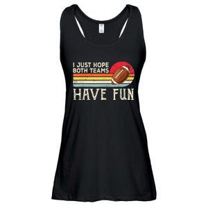 I Just Hope Both Teams Have Fun Funny Football Ladies Essential Flowy Tank