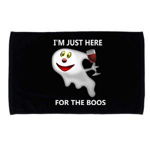 Im Just Here For The Boos Cool Gift Microfiber Hand Towel