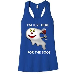 Im Just Here For The Boos Cool Gift Women's Racerback Tank