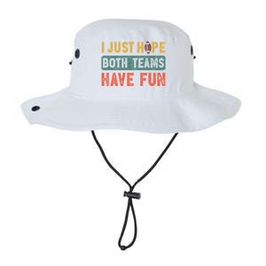 I Just Hope Both Teams Have Fun Or Funny Football Cute Gift Legacy Cool Fit Booney Bucket Hat