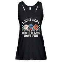 I Just Hope Both Teams Have Fun Or Baseball Ladies Essential Flowy Tank