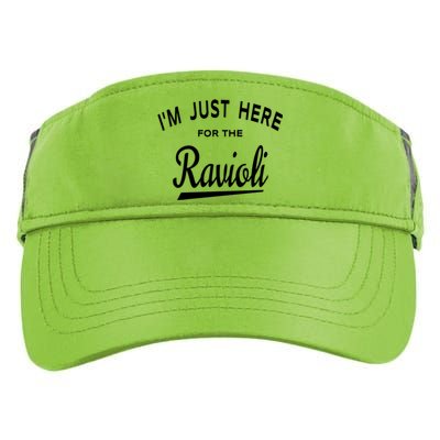 Im Just Here For The Ravioli Adult Drive Performance Visor