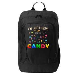 Im Just Here For The Candy Funny Halloween Candy Party City Backpack