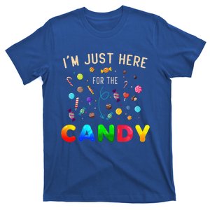 Im Just Here For The Candy Funny Halloween Candy Party T-Shirt