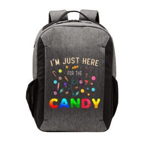 Im Just Here For The Candy Funny Halloween Candy Party Vector Backpack