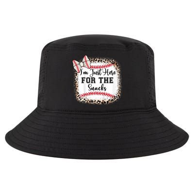 Im Just Here For The Snack Baseball Sister Baby Girl Cool Comfort Performance Bucket Hat