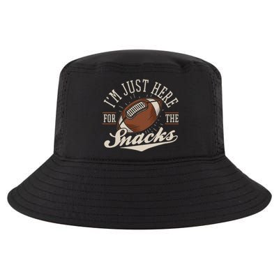 IM Just Here For The Snacks Fantasy Football League Cool Comfort Performance Bucket Hat