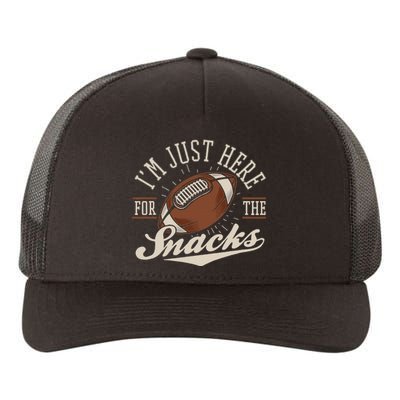 IM Just Here For The Snacks Fantasy Football League Yupoong Adult 5-Panel Trucker Hat