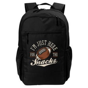 IM Just Here For The Snacks Fantasy Football League Daily Commute Backpack