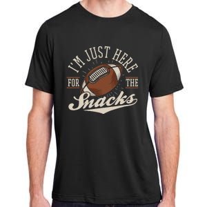 IM Just Here For The Snacks Fantasy Football League Adult ChromaSoft Performance T-Shirt