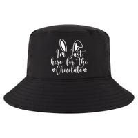 I'm Just Here For Chocolate Easter Bunny Cool Comfort Performance Bucket Hat