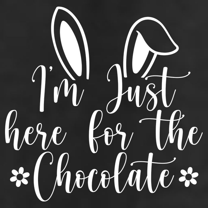 I'm Just Here For Chocolate Easter Bunny Cool Comfort Performance Bucket Hat