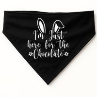 I'm Just Here For Chocolate Easter Bunny USA-Made Doggie Bandana