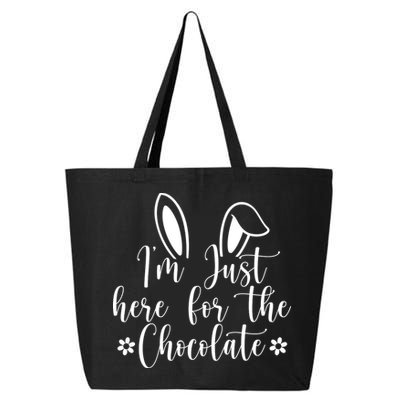 I'm Just Here For Chocolate Easter Bunny 25L Jumbo Tote