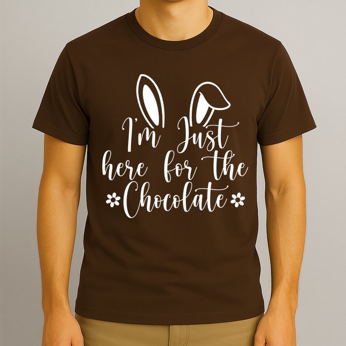 I'm Just Here For Chocolate Easter Bunny T-Shirt