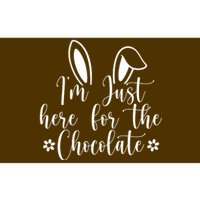 I'm Just Here For Chocolate Easter Bunny Bumper Sticker