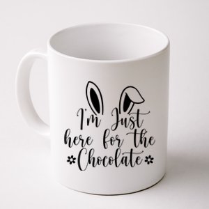 I'm Just Here For Chocolate Easter Bunny Coffee Mug