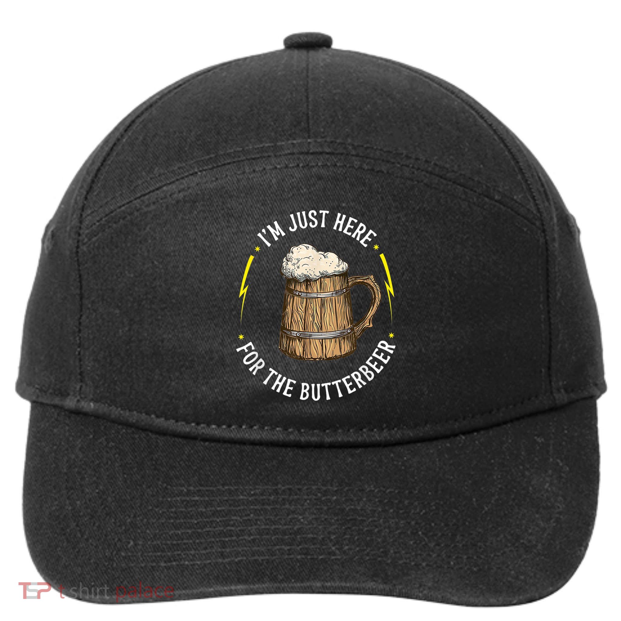 Im Just Here For The Butter Beer Butter Scotch Beer 7-Panel Snapback Hat