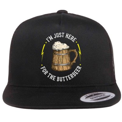 Im Just Here For The Butter Beer Butter Scotch Beer Flatbill Hat