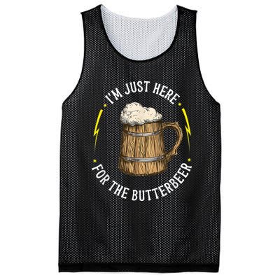 Im Just Here For The Butter Beer Butter Scotch Beer Mesh Reversible Basketball Jersey Tank