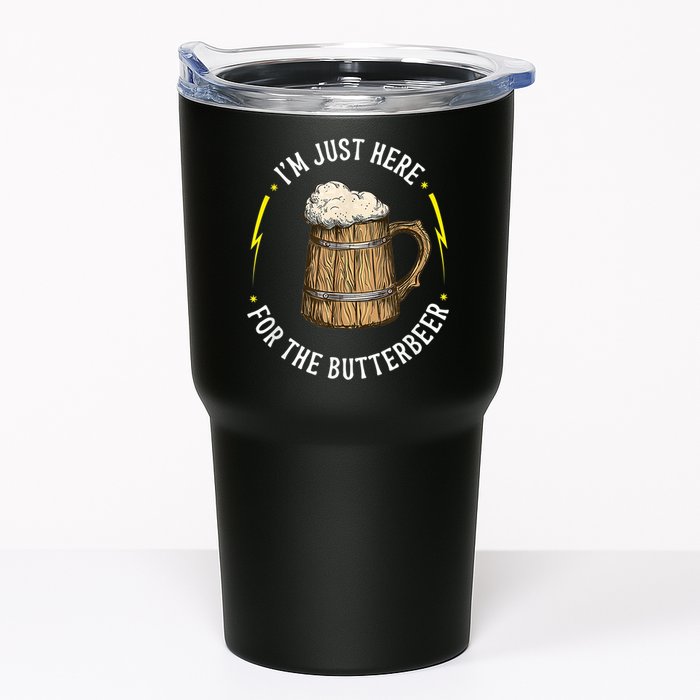 Im Just Here For The Butter Beer Butter Scotch Beer Tumbler