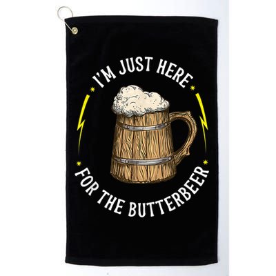 Im Just Here For The Butter Beer Butter Scotch Beer Golf Towel