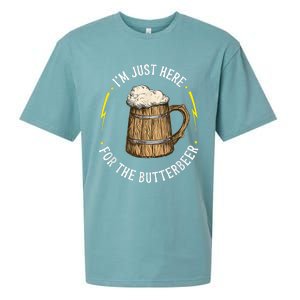 Im Just Here For The Butter Beer Butter Scotch Beer Sueded Cloud Jersey T-Shirt