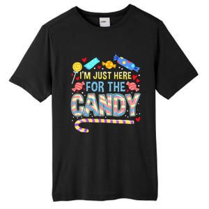 Im Just Here For The Candy Halloween Tall Fusion ChromaSoft Performance T-Shirt