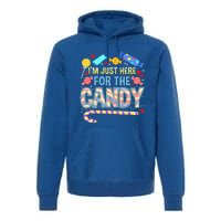 Im Just Here For The Candy Halloween Premium Hoodie