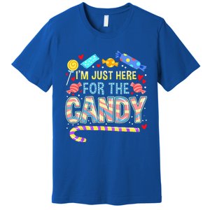 Im Just Here For The Candy Halloween Premium T-Shirt