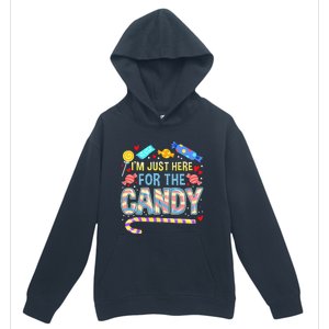 Im Just Here For The Candy Halloween Urban Pullover Hoodie