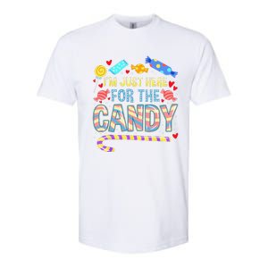 Im Just Here For The Candy Halloween Softstyle CVC T-Shirt