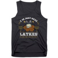 Im Just Here For The Latkes Chanukah Hanukkah  Tank Top