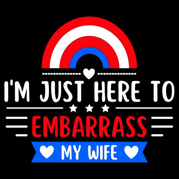 I'm Just Here To Embarrass My Wife 16 in Basic Backpack