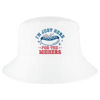 I'm Just Here For The Wieners 4th Of July Cool Comfort Performance Bucket Hat