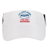 I'm Just Here For The Wieners 4th Of July Adult Drive Performance Visor