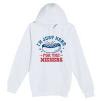 I'm Just Here For The Wieners 4th Of July Premium Pullover Hoodie