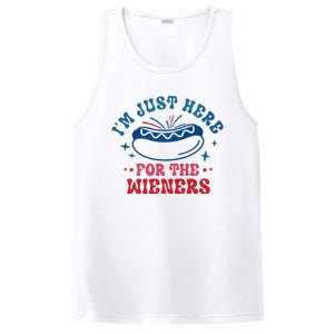 I'm Just Here For The Wieners 4th Of July PosiCharge Competitor Tank