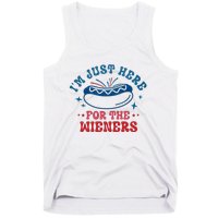 I'm Just Here For The Wieners 4th Of July Tank Top