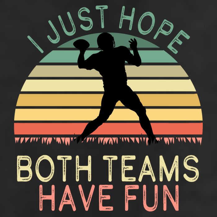 I Just Hope Both Teams Have Fun Football Retro Design Tumbler