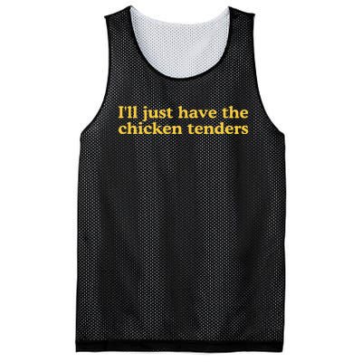 I'll Just Have The Chicken Tenders Mesh Reversible Basketball Jersey Tank