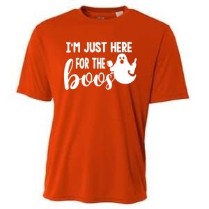 Im Just Here For The Boos Halloween Ing Ghost Cool Gift Cooling Performance Crew T-Shirt