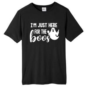 Im Just Here For The Boos Halloween Ing Ghost Cool Gift Tall Fusion ChromaSoft Performance T-Shirt