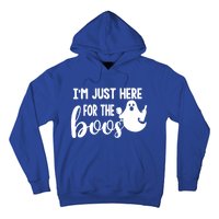 Im Just Here For The Boos Halloween Ing Ghost Cool Gift Hoodie