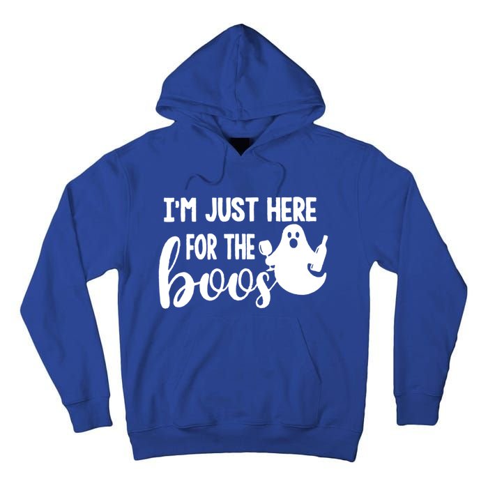 Im Just Here For The Boos Halloween Ing Ghost Cool Gift Tall Hoodie